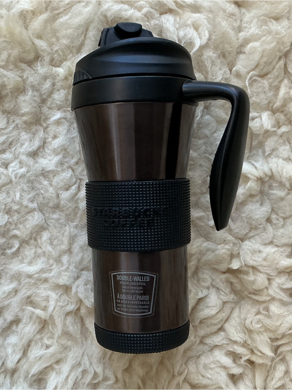 Starbucks 2009 MILLER Grande Stainless Steel Travel Mug